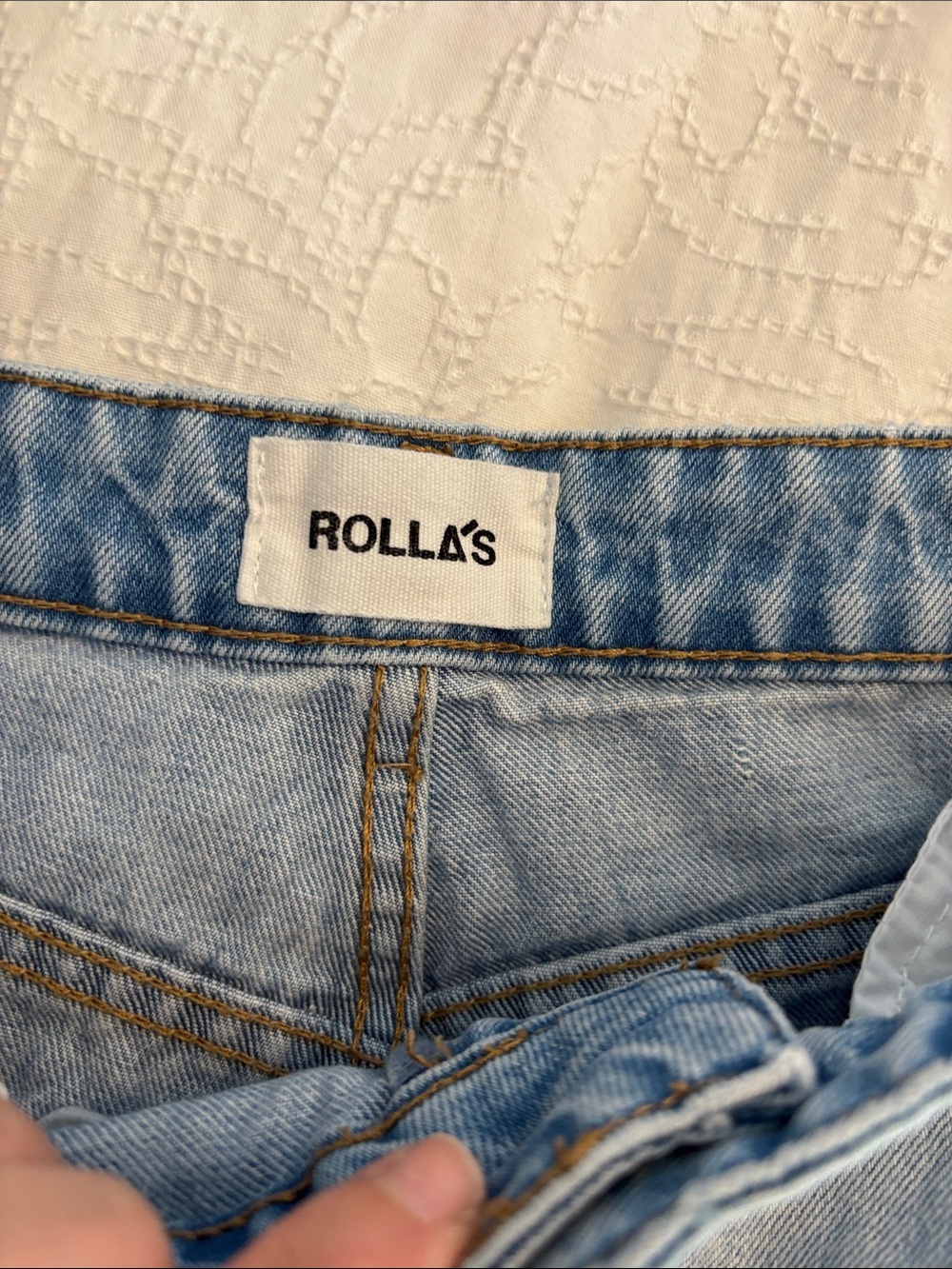 ROLLA'S High Rise Light Blue Baggy Jeans - Picture 8 of 14